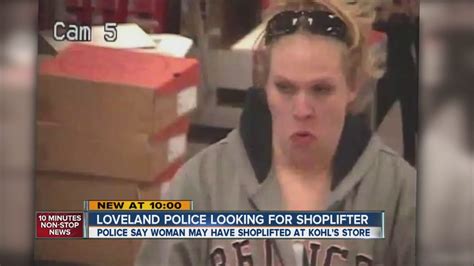 Loveland Police Searching For Kohls Shoplifting Suspect Youtube