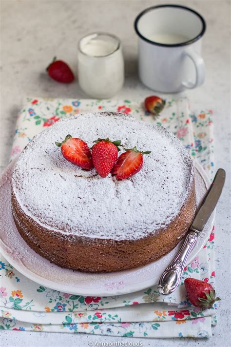 Hot Milk Sponge Cake Torta Al Latte Caldo Senza Burro Anna On The Clouds