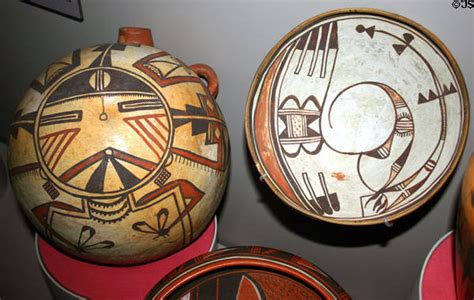 Native Pottery In Arizona State Museum Tucson Az