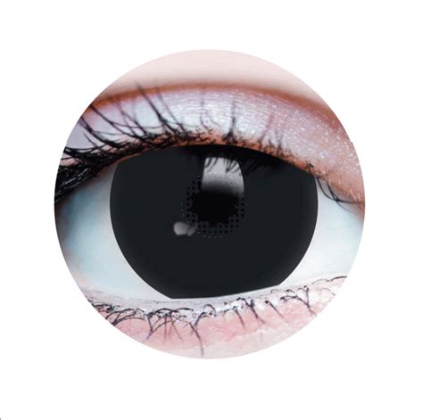 Black Mini Sclera Primal Contacts Bodymods Contacts