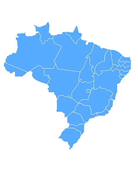 Mapa Brasil Rio De Janeiro Clip Art At Clker Com Vector Clip Art