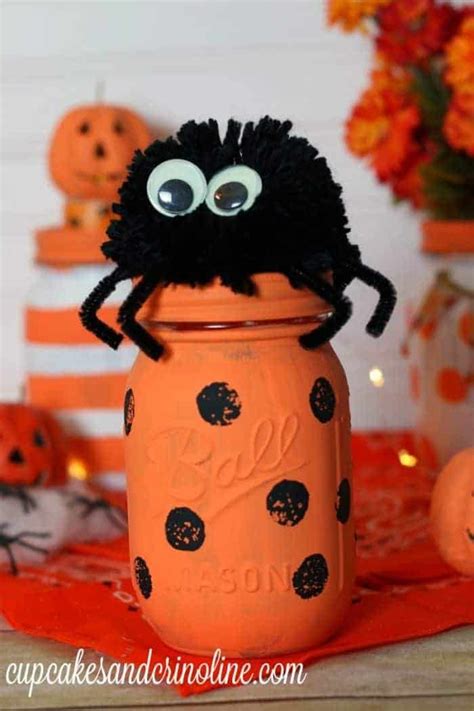 Spider Polka Dot Mason Jar Idea Pictures Photos And Images For