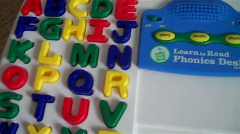 Leap Frog Learn To Read Phonics Desk System Review Youtube