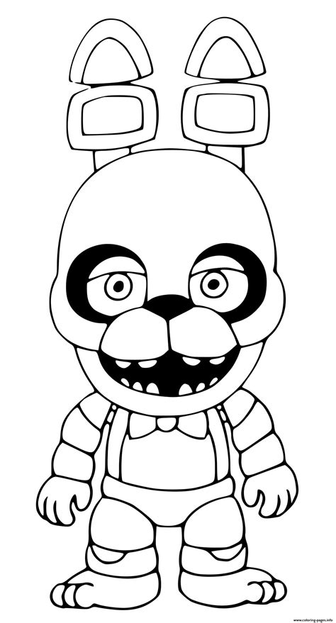 Fnaf Coloring Pages Bonnie Printable Coloring Pages Hot Sex Picture