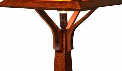 Mission Craftsman Arts and Crafts style table lamp. 16" x 16" size