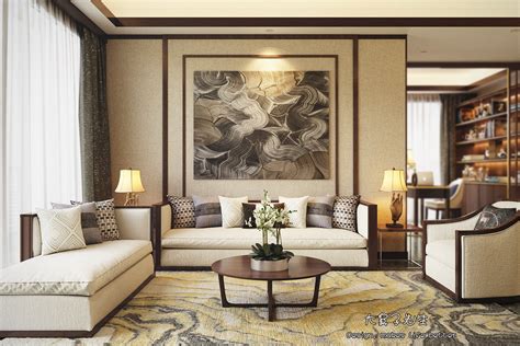 Modern Chinese Interior With Traditional Decor 