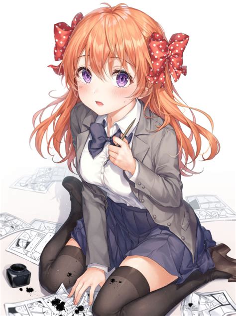 Anime Girl Sitting Tumblr
