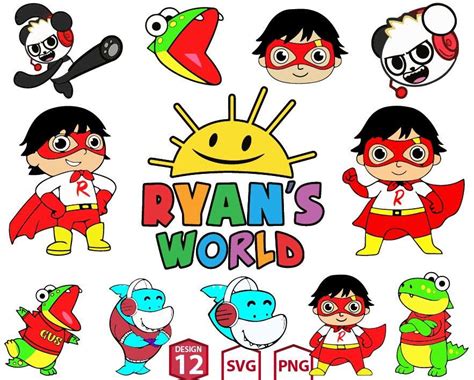 Cute Ryans World Svg Bundle Upp294 Upplop Graphics Resources