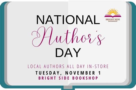 National Authors Day Bright Side Bookshop Flagstaff November 1 2022