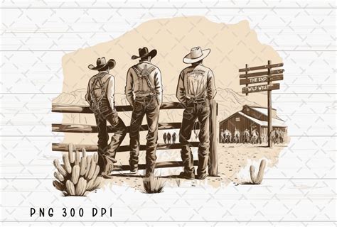 Wild West Country Cowboys Western Graphic By Flora Co Studio · Creative