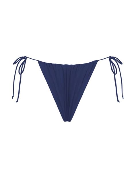 Royal Blue Ruched Bikini Bottom Ark Swimwear