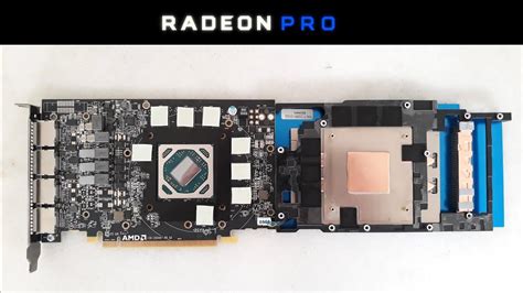 Radeon Pro Wx Naked Unleashed Render Games Bios Mod Pcb Vrm Review Youtube