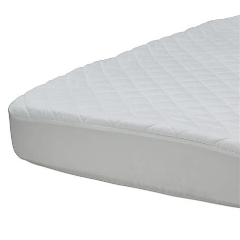 Perfect blend of support and comfort for the ultimate choice in luxury. Beautyrest® Fitted Crib Mattress Pad in White | buybuy BABY