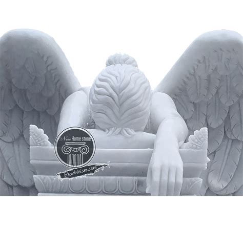 Marble Statuary Angel Of Grief