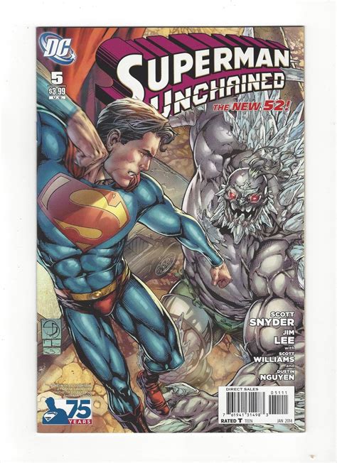 Superman Unchained 5 Dc Comics New 52 Doomsday Variant Nm Comic