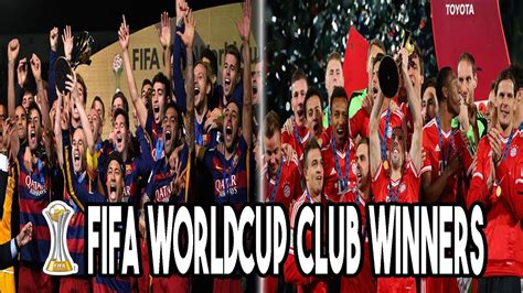 list of fifa club world cup winners 2000 2017 youtube