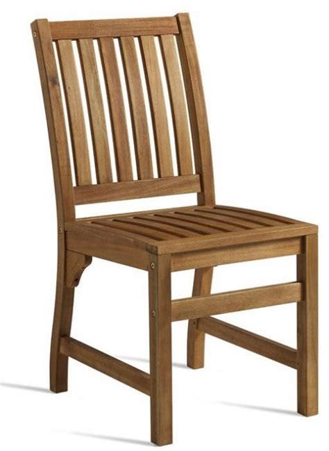 Outdoor Wooden Dining Chair Windsor Cafe Reality