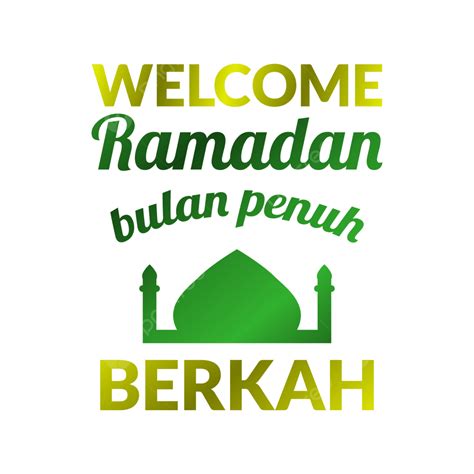 Gambar Ramadhan Mengutip Ramadhan Clipart Tipografi Islam Ramadan