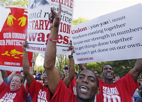 Workers typically participate in paid training courses provided. Fast food workers prepare to escalate wage demands ...