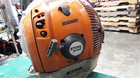 912 cfm, model# br 800 x magnum only $ 599. STIHL BR 600 GAS POWERED BACKPACK BLOWER - Big Valley Auction