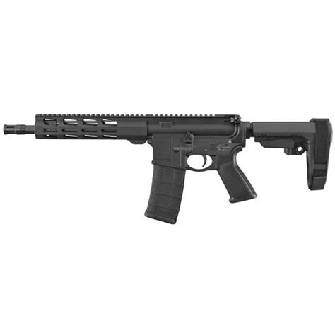 Ruger Ar 556 Ar 15 Pistol 223556mm 105 Barrel Black Sba3 Brace