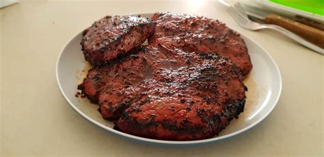 Homemade Smoked Then Reverse Seared Sirloin Steaks Sirloin Steaks
