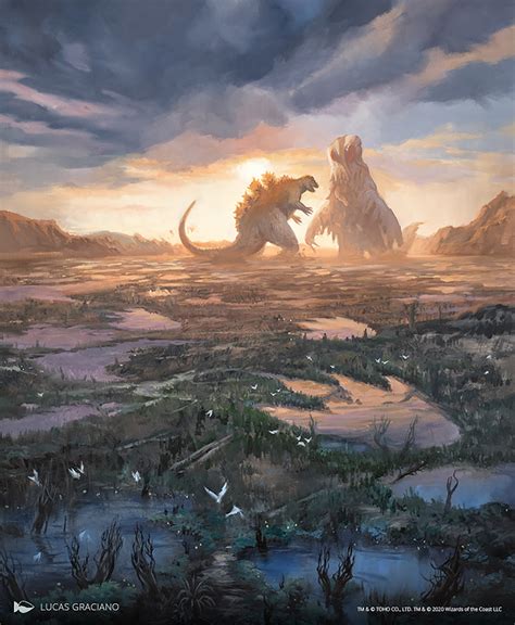 Check spelling or type a new query. Magic The Gathering Godzilla lands, HD artwork shared - SlashGear
