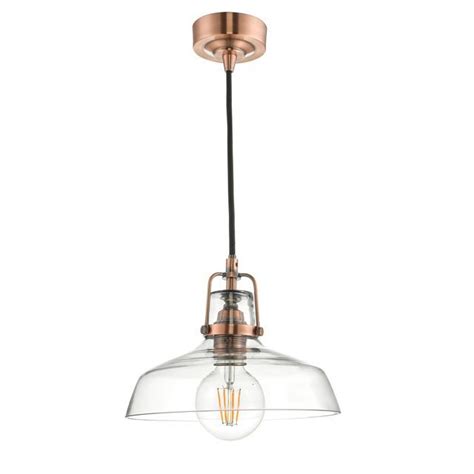 Miles Copper Metal And Glass Pendant Light Glass Pendant Light Pendant Light Ceiling Lights