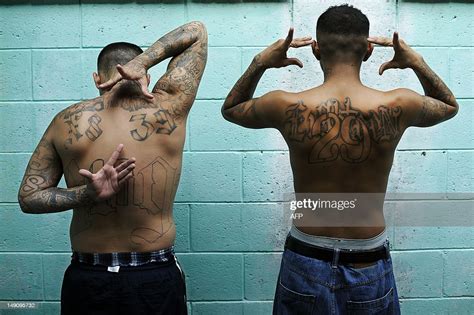 Members Of The 18th Street Gang Pose For A Picture In The News Photo