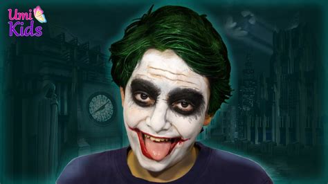 Batman Joker Makyajı Makyaj Yapma Teknikleri UmiKids Makyaj Videoları YouTube