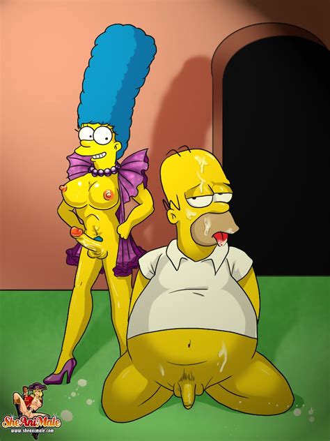 Rule 34 Dickgirl Futa On Male Futanari Homer Simpson