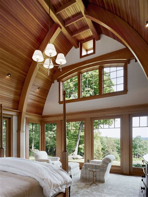 Dream rooms dream bedroom home bedroom bedroom ideas bedroom ceiling bedroom chandeliers bedroom decor bedroom from white painted rafters to rustic wood beams, discover the top 70 best vaulted ceiling ideas. High Ceiling Bedroom | Houzz