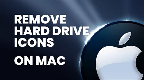 How To Remove Hard Drive Icons From Desktop On Mac Os X Youtube