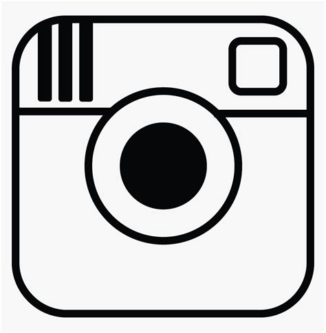 Instagram Transparent Background Black And White Instagram Logo HD