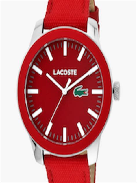 Buy Lacoste Men Red Analogue Watch - Watches for Men 2441037 | Myntra