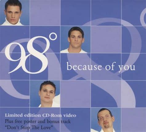 98 Degrees Because Of You Uk Cd Single Cd5 5 396834