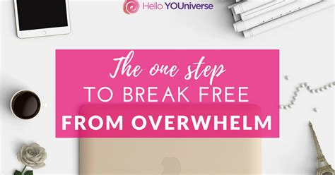 The One Step To Break Free From Overwhelm Huffpost Contributor