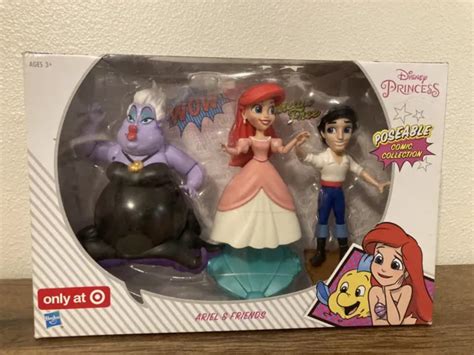 New Disney Princess Poseable Comics Collection Ariel And Friends Picclick
