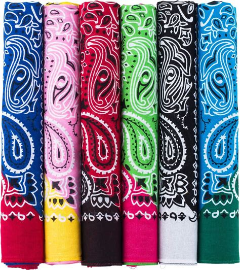 Coveryourhair Tie Dye Bandana Paisley Bandanas Colorful