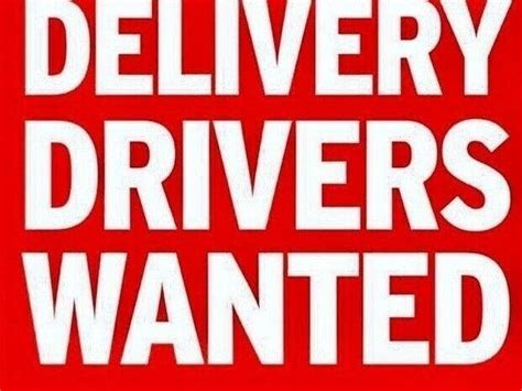 Delivery Drivers Needed Clark Nj Patch