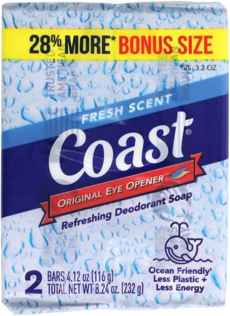 Coast Classic Original Scent 4oz 8 Bars 2 Packs Total 16 Count Beauty