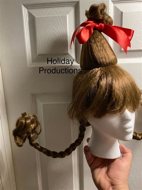 Cindy Lou Who Style Grinch Girl Costume Wig Whoville Adult New Etsy