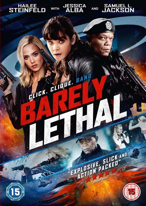 Barely Lethal Dvd Amazon Co Uk Jessica Alba Hailee Steinfeld Samuel L Jackson Kyle
