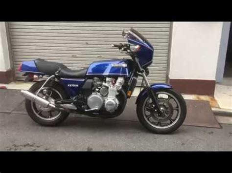 1980 kawasaki kz1300 km293 engine crankshaft. KZ1300 ステンレス集合マフラー - YouTube