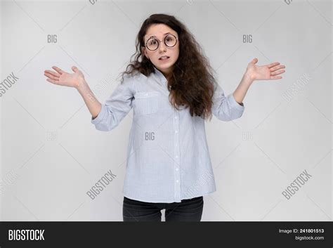Young Girl Holds Her Image And Photo Free Trial Bigstock