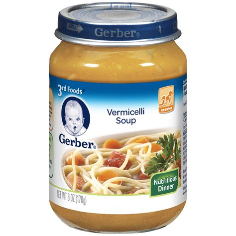 Consumer review of gerber® 3rd foods® with lil' bits™. Gerber 3rd Foods Vermicelli Soup - Shop Baby Food at H-E-B