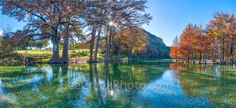 Texas Hill Country Landscape Pano Bee Creek Photography Landscape