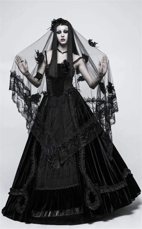 Punk Rave The Gothic Mourning Veil Tragic Beautiful Goth Bride