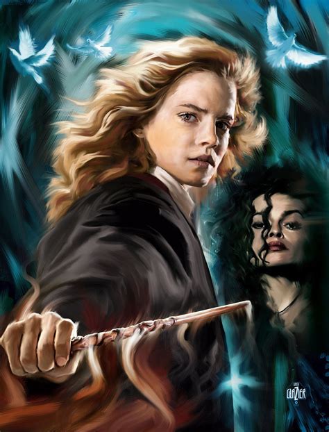 Harry Potter Portrait Hermione On Behance
