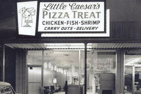 The Very First 'Little Caesars Pizza' Opened in Michigan, 1959 gambar png
